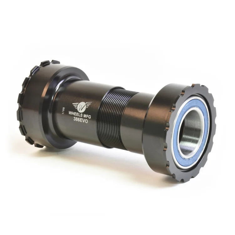 Wheels Mfg 386EVO Angular Contact Bottom Bracket for 24/22mm SRAM Cranks - Black